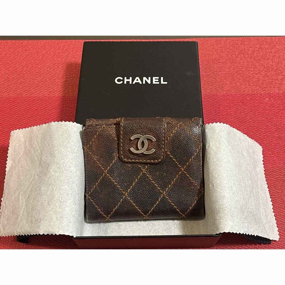 正規品証明カードつき❣️CHANEL財布