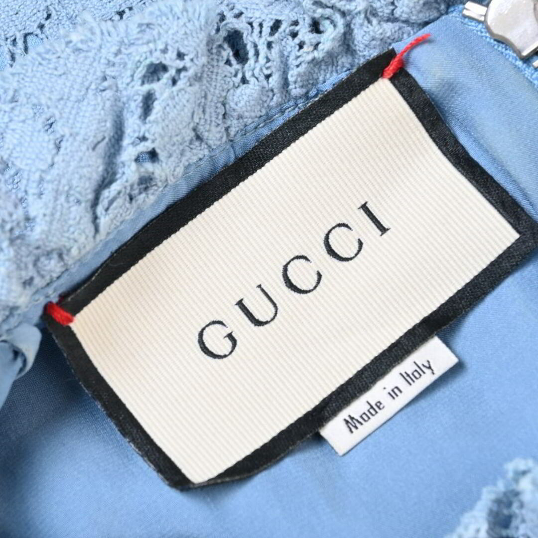 Gucci(グッチ)のGUCCI 総レース ドレス ワンピース レディースのワンピース(ひざ丈ワンピース)の商品写真