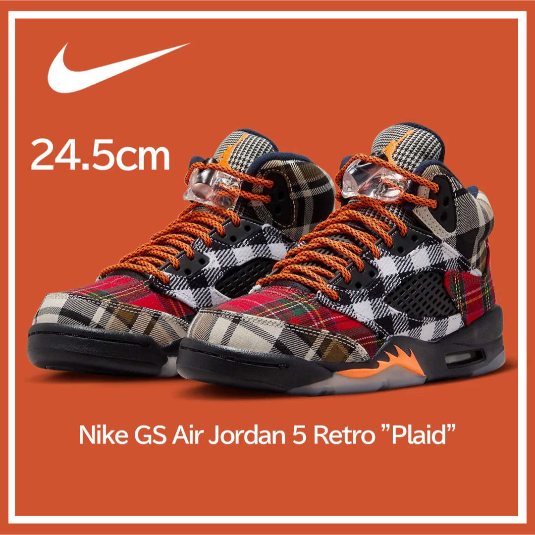 Jordan Brand(NIKE) - 【新品】24.5cm NIKE エアジョーダン5 レトロ