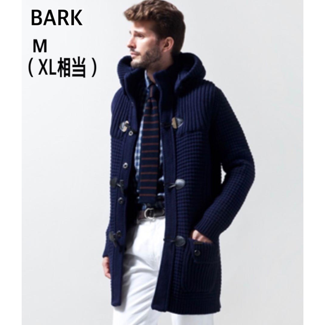 BARK ニットダッフル ネイビー XL相当 ナノユニバース別注 小栗旬着用