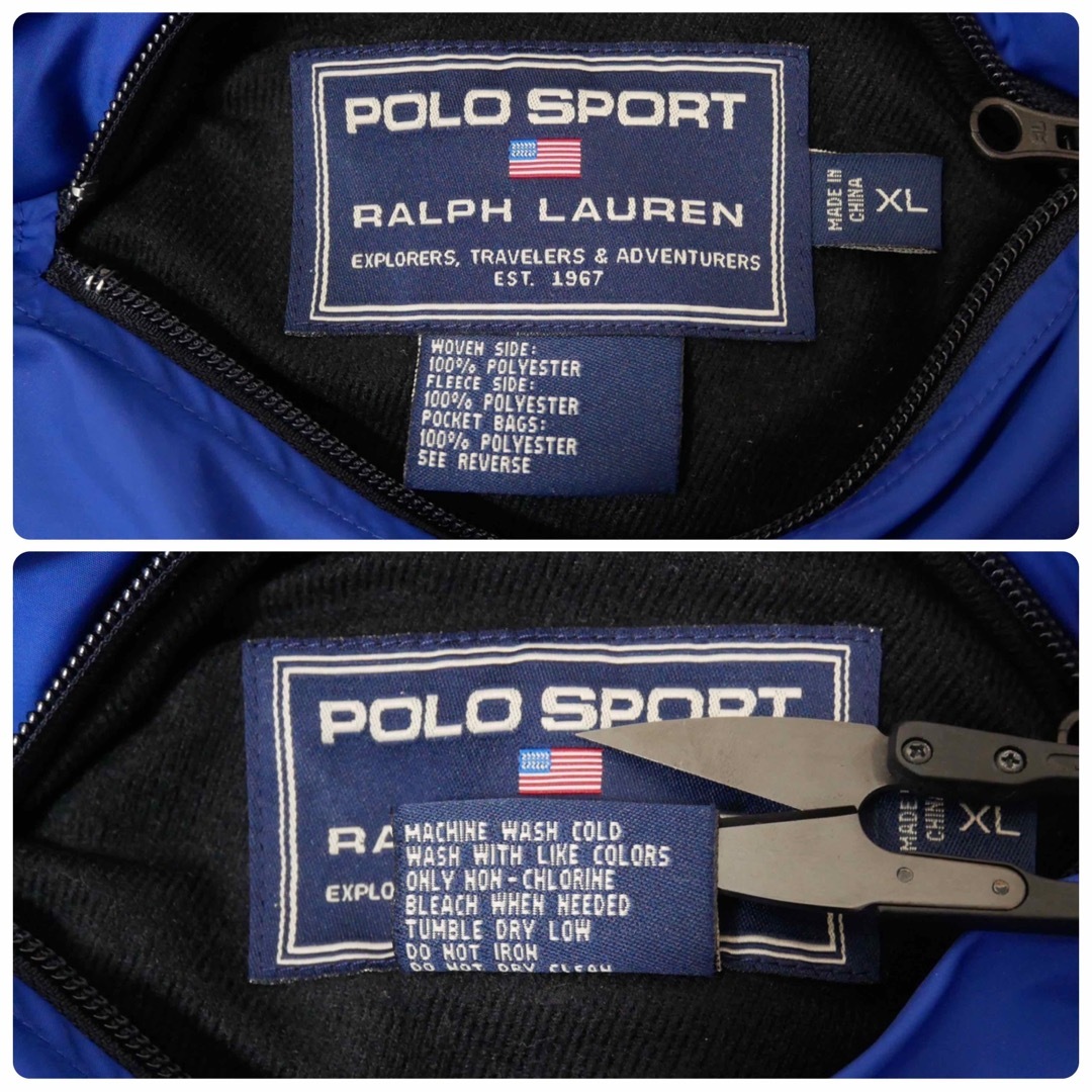 polo sport ナイロンベスト 90s パフボールベスト