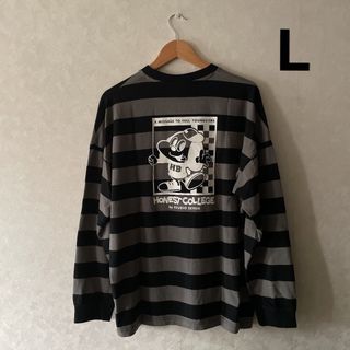 ジーユー(GU)のGU×STUDIO SEVEN メンズ コットンビッグT(長袖) Lサイズ(Tシャツ/カットソー(七分/長袖))