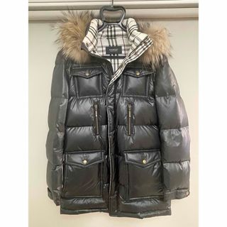 バーバリーブラックレーベル(BURBERRY BLACK LABEL)の【美品】バーバリーブラックレーベルロングダウン(ダウンジャケット)