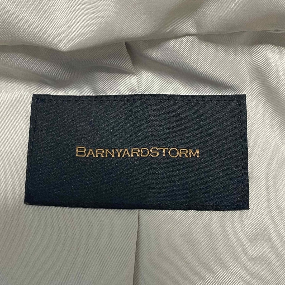 BARNYARDSTORM(バンヤードストーム)の★美品★ BARNYARDSTORM ボアコート　オフホワイト　フリーサイズ レディースのジャケット/アウター(ロングコート)の商品写真