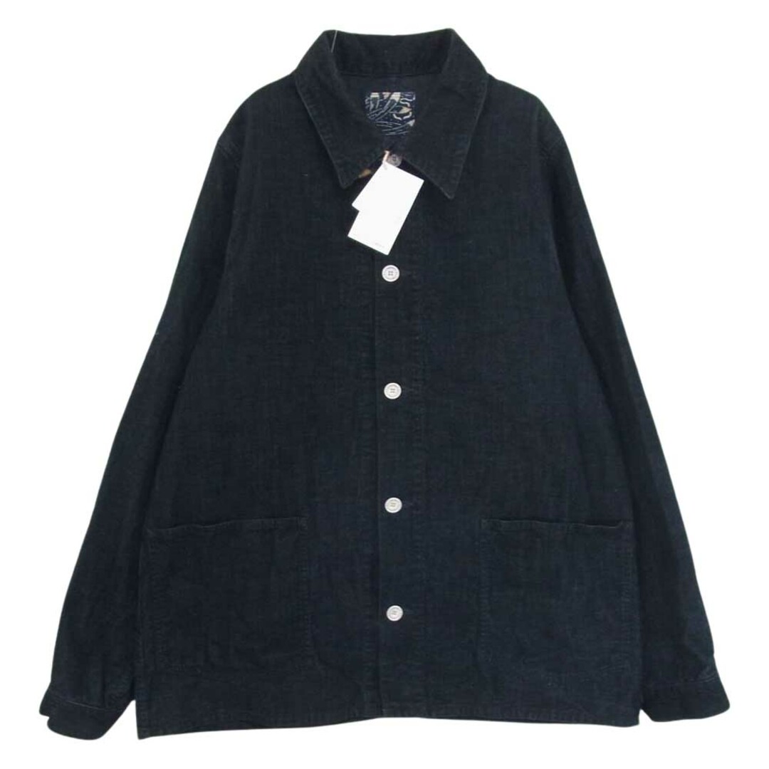 VISVIM ビズビム 18AW 0218905013014 ICT限定 F.I.L. Indigo Camping Trailer SECTION GANG COVERALL カバーオール DK INDIGO ブラック系 2