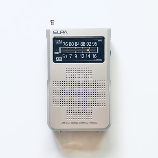 エルパ(ELPA)のELPA AM/FMコンパクトラジオ 防災 デジタル ER-C67F(ラジオ)