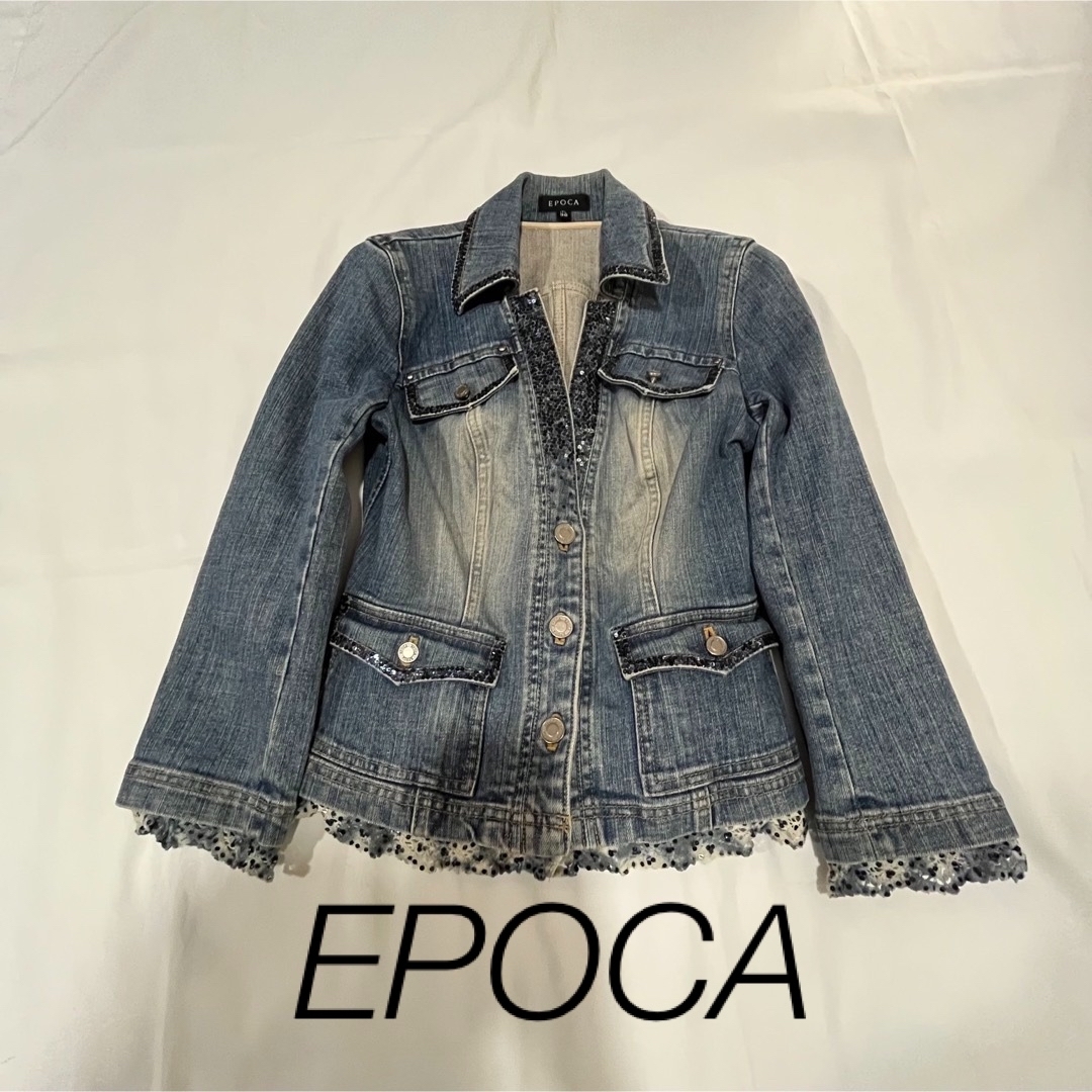 極美品✨EPOCA デニムジャケット　レース | フリマアプリ ラクマ