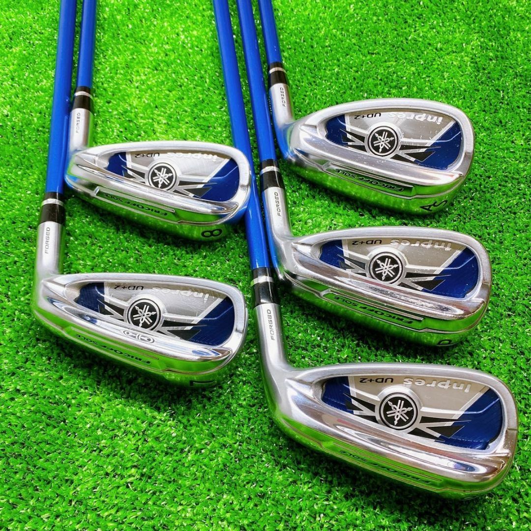 最高峰の飛び】ヤマハ インプレス UD+2 R アイアン 5本 初心者 優しい-