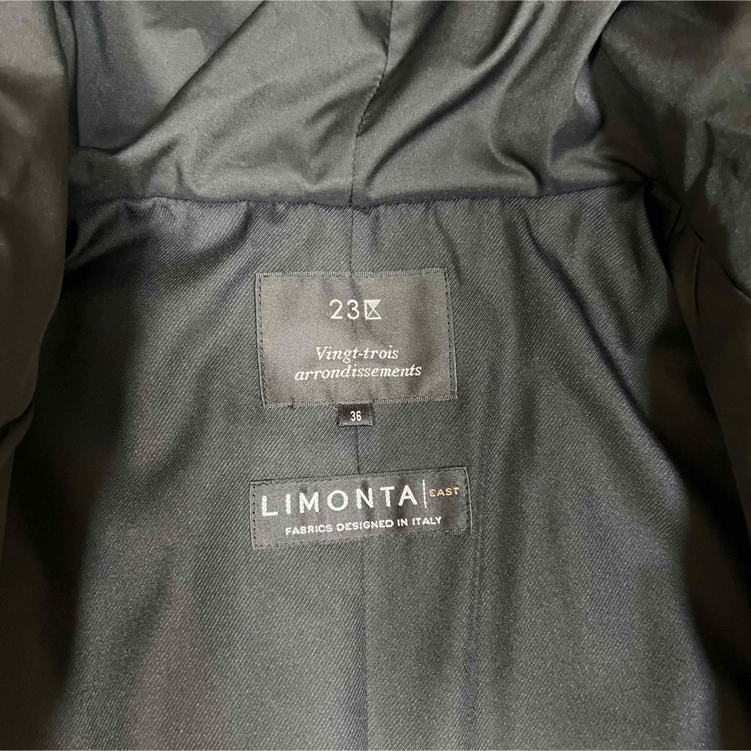 美品✨23区 LIMONTA ADS ダウンコート ロング フード 36 S 黒 美品✨23区 LIMONTA ADS ダウンコート ロング フード 36 S 黒