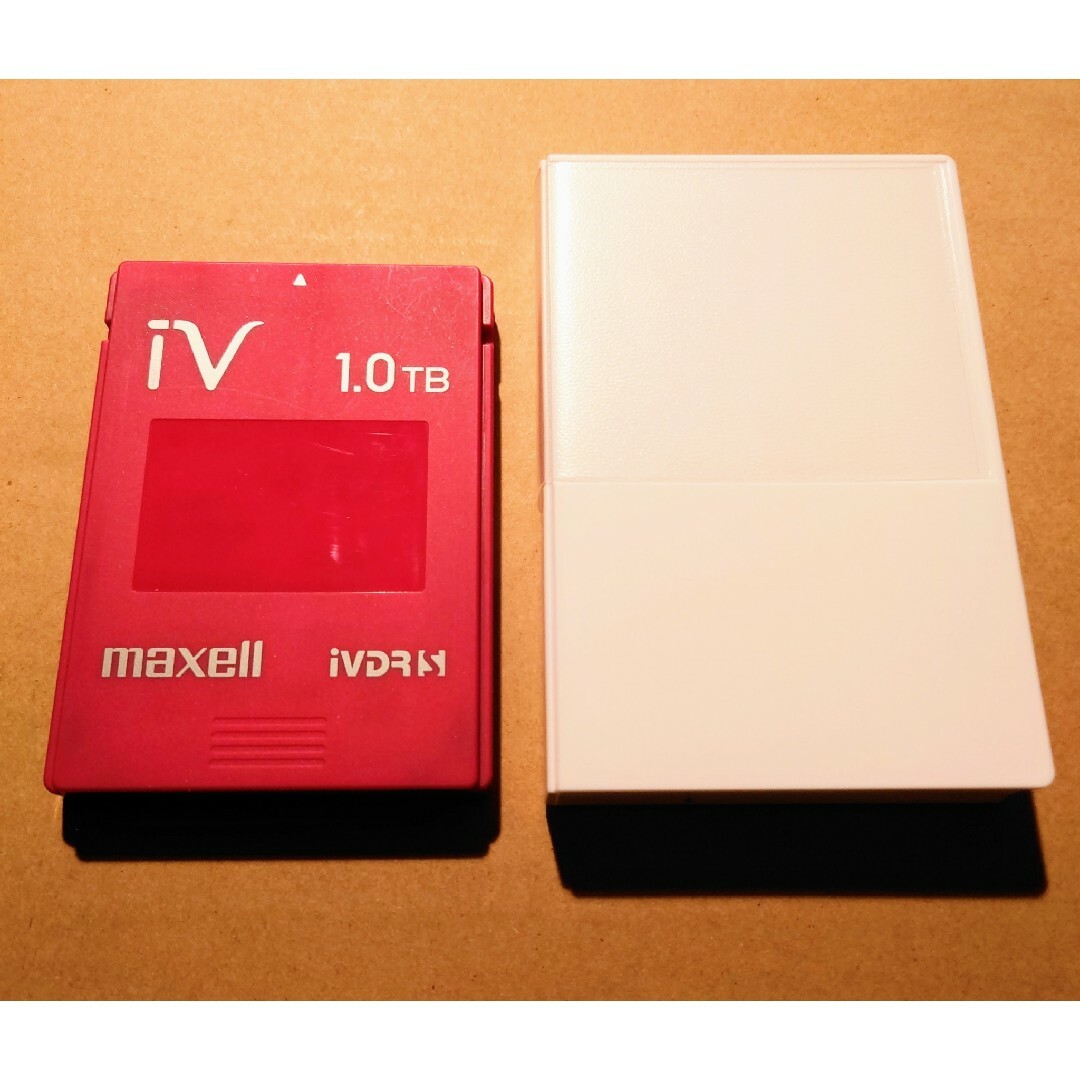 マクセル iVDR-S カセットハードディスク 1TB専用ケース説明書ラベル付