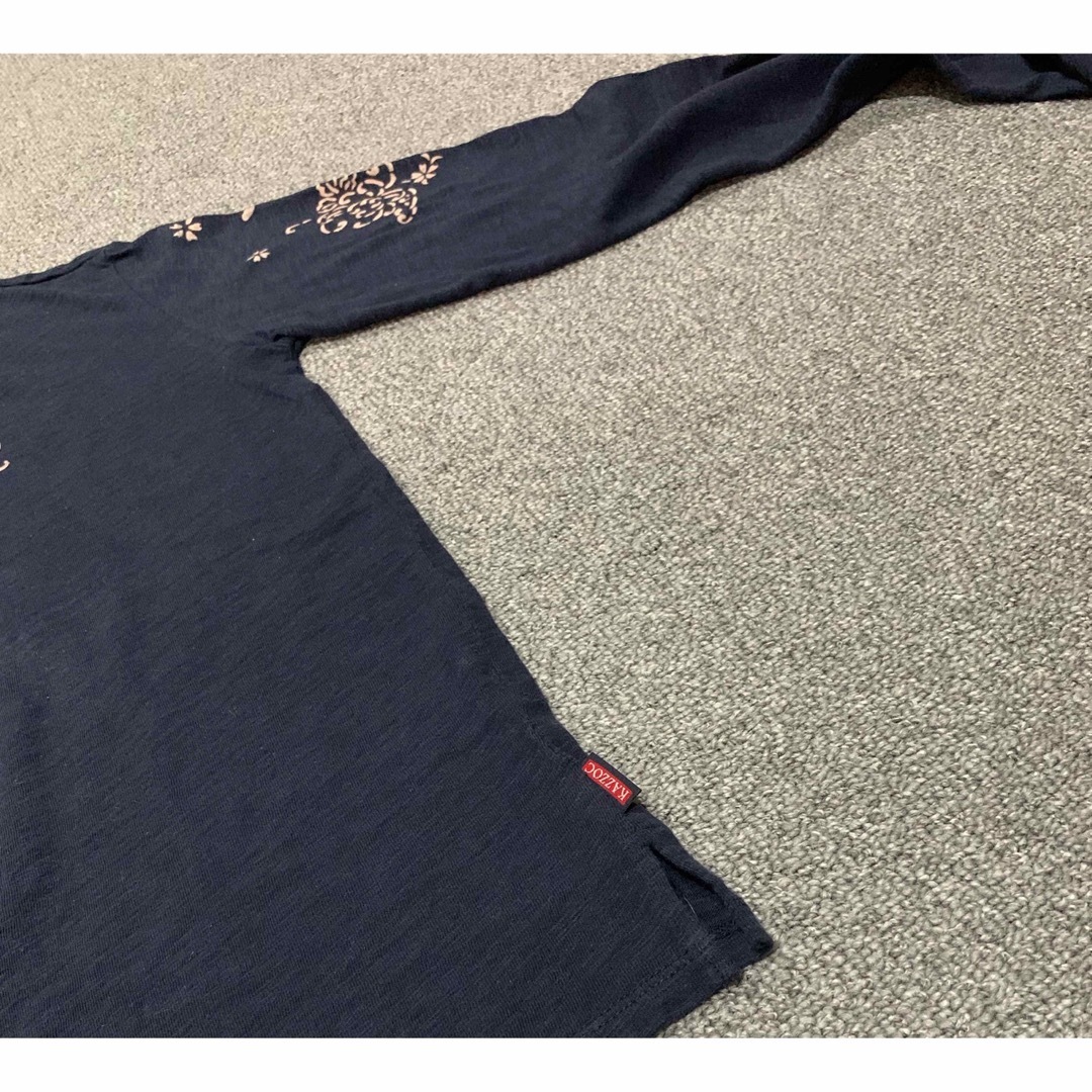【NEW YORKER】ヘンリーネック　ロンT 濃紺 レディースのトップス(Tシャツ(長袖/七分))の商品写真