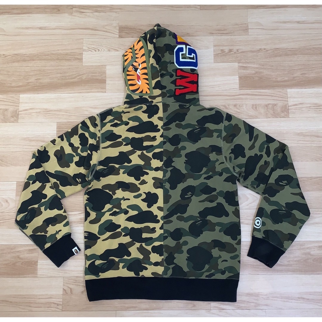 APE BAPE KAWS CRAZY MULTI CAMO パーカー　XL