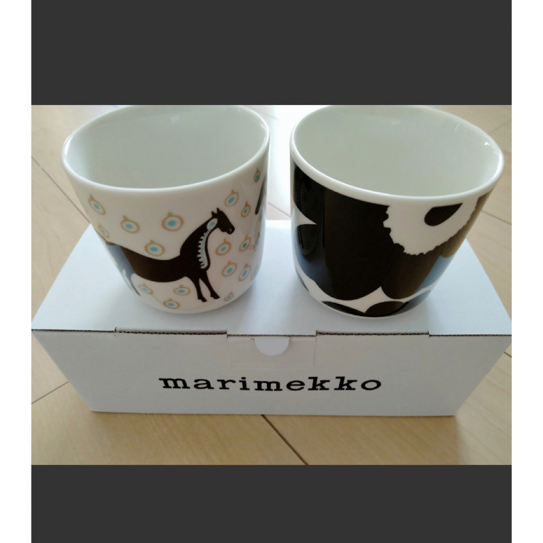 新品未使用　マリメッコ marimekko マグカップ　ウニッコ