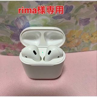 アップル(Apple)のrima様専用エアーポッズ Apple AirPods  第１世代充電ケース付き(ヘッドフォン/イヤフォン)