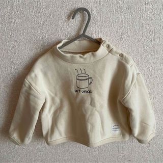 バースデイ(バースデイ)のmakepono コーヒー刺繍トレーナー　90cm ☕️🥨(Tシャツ/カットソー)