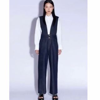 ZARA リラックスカットデニムサロペット