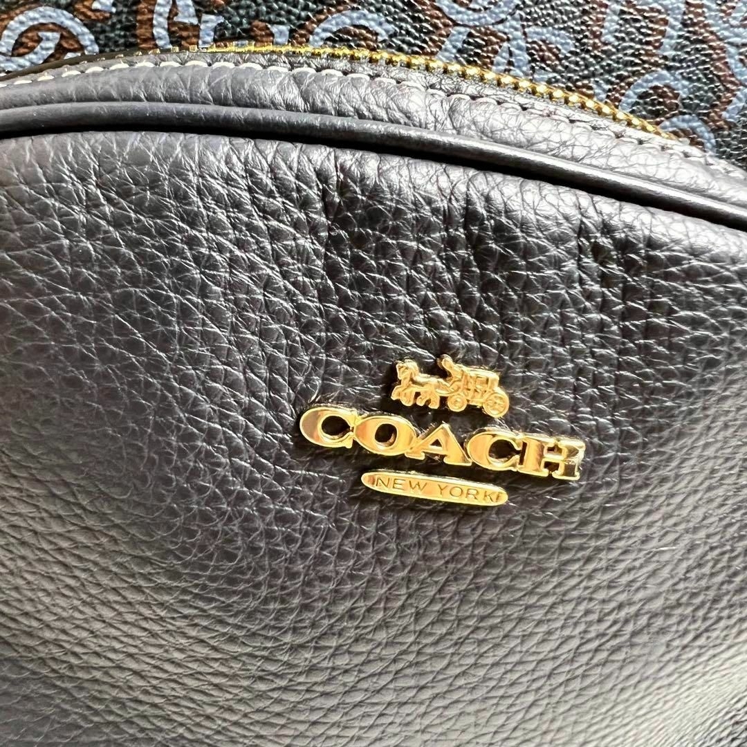 COACH - 【極美品】COACH バックパック シグネチャー モノグラム ロゴ
