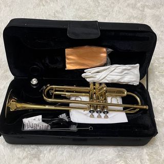 Eastar トランペット Bb調 Trumpet 初心者 清潔アクセサリー付(トランペット)