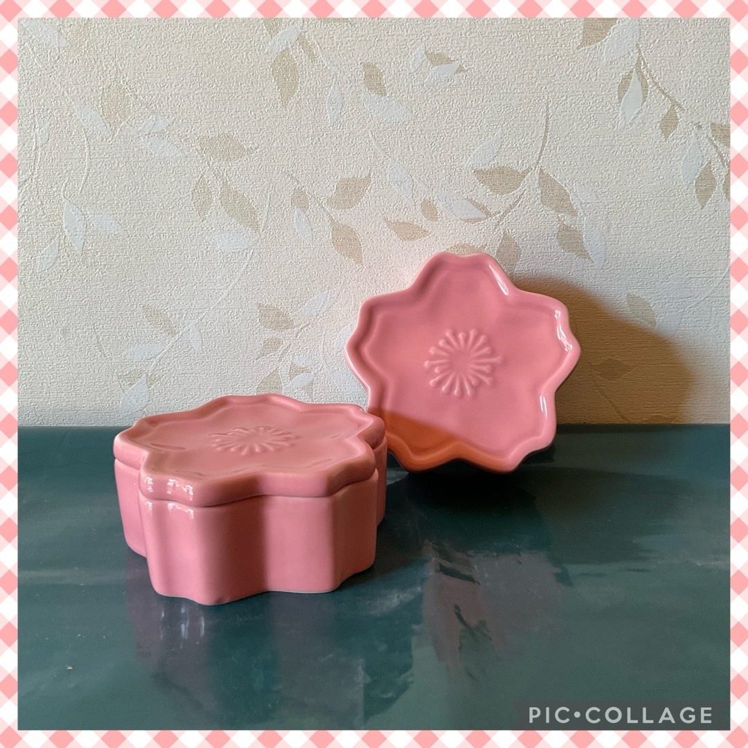 ドルチェデュオ 桜 陶器 入れ物の通販 by seena's shop|ラクマ
