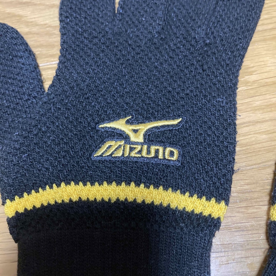 MIZUNO(ミズノ)のミズノmizuno 黒カノコ編滑り止め付きグローブ　手袋ゴルフ　スポーツに メンズのメンズ その他(その他)の商品写真