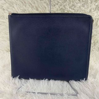 【極美品】Paul Smithクラッチバッグ　ネイビー