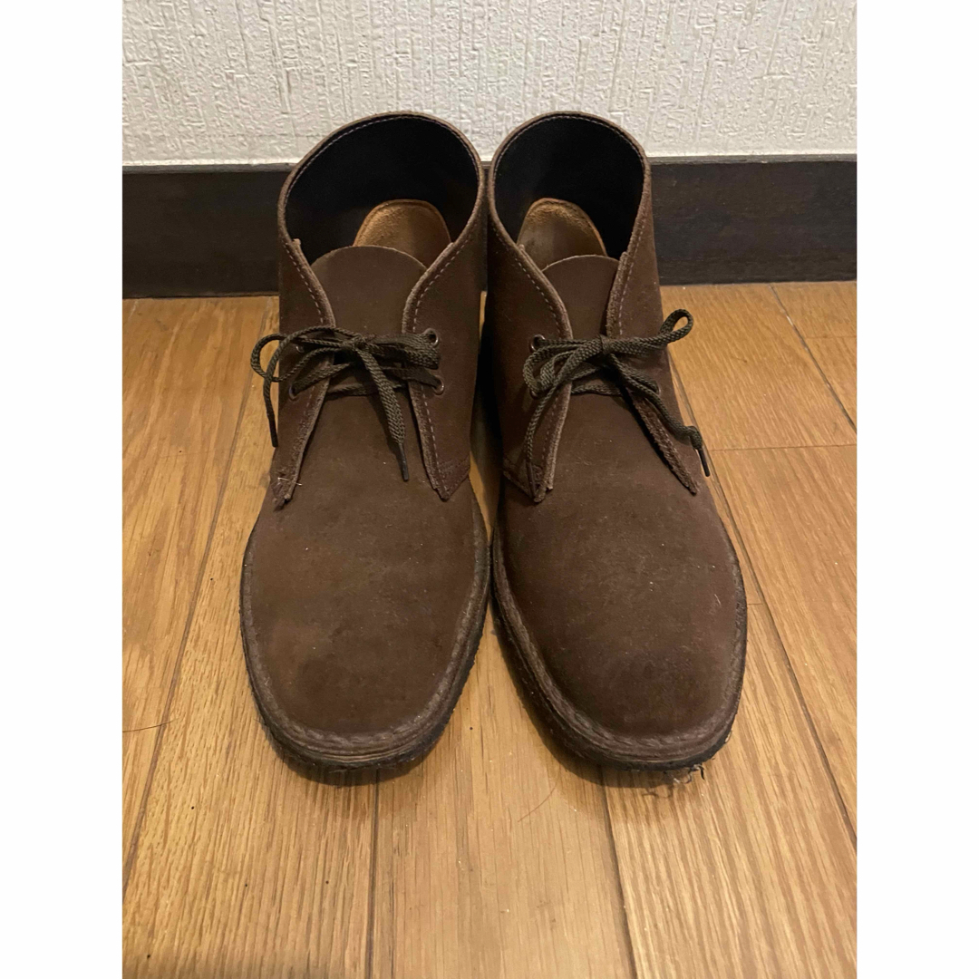 clarks ブラウン　ブーツ