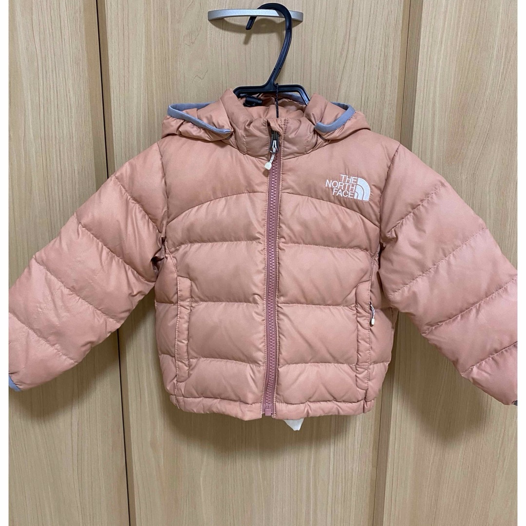 THE NORTH FACE(ザノースフェイス)のふぉれ様専用THE NORTH FACE ダウン　90 ピンク キッズ/ベビー/マタニティのキッズ服女の子用(90cm~)(ジャケット/上着)の商品写真