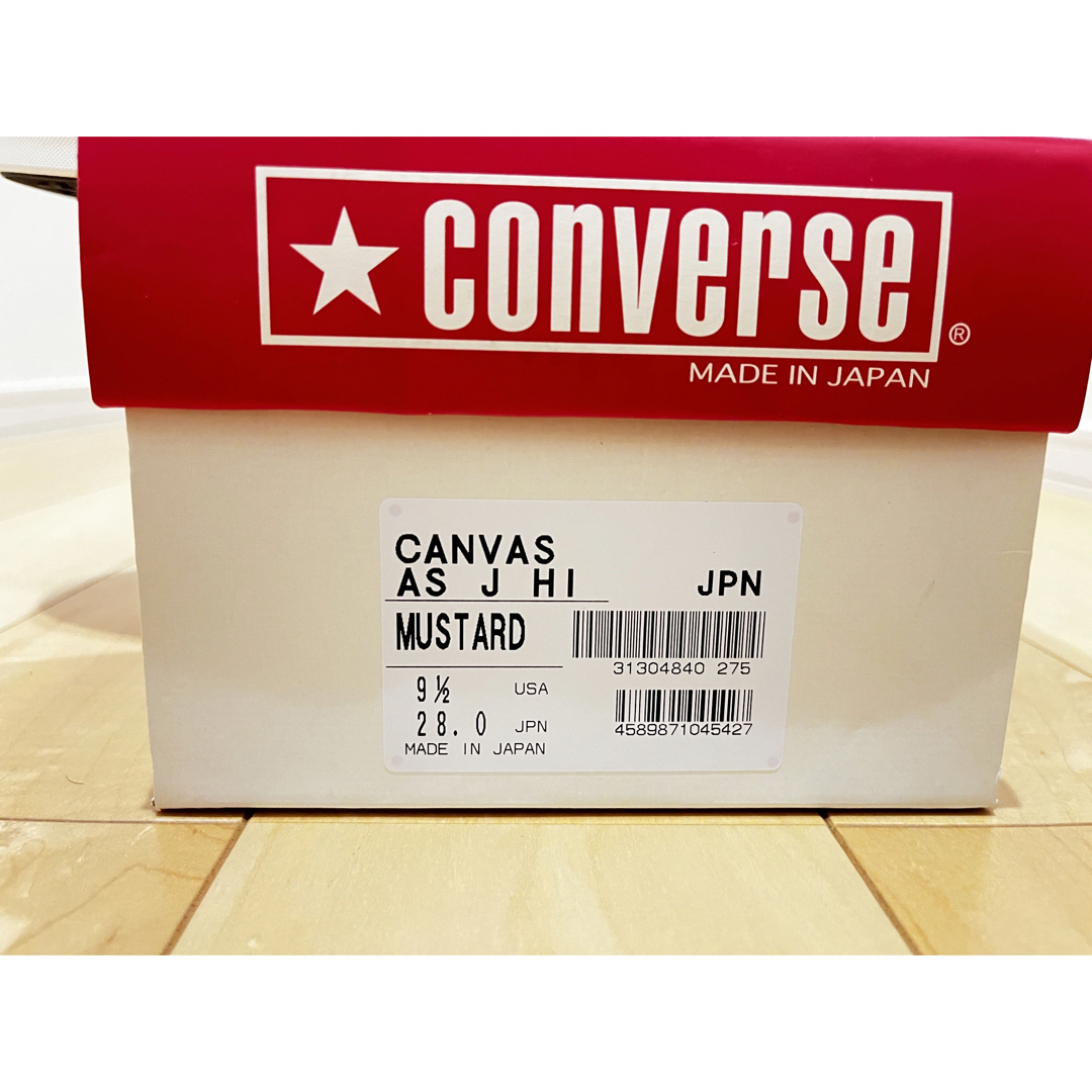 28.0cm CONVERS  ALL STAR J 日本製　マスタード 3