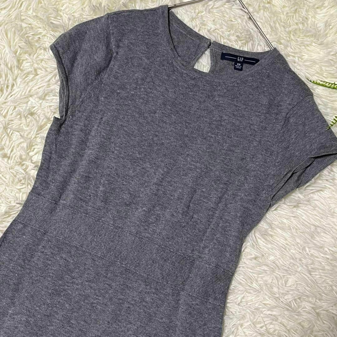 GAP(ギャップ)のGAP  ギャップ　ニット　ワンピース　ロング　綿100%  XS 小さいサイズ レディースのワンピース(ひざ丈ワンピース)の商品写真