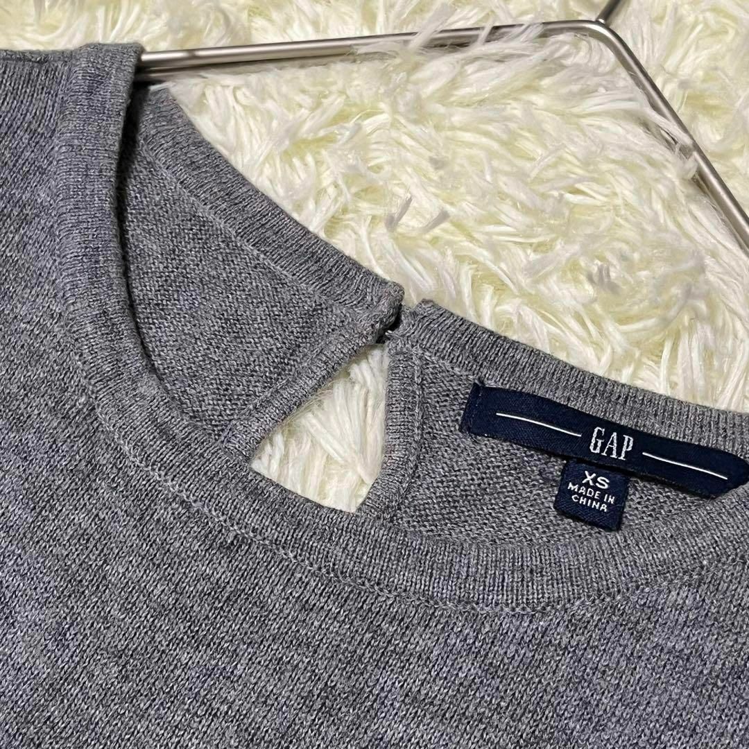 GAP(ギャップ)のGAP  ギャップ　ニット　ワンピース　ロング　綿100%  XS 小さいサイズ レディースのワンピース(ひざ丈ワンピース)の商品写真