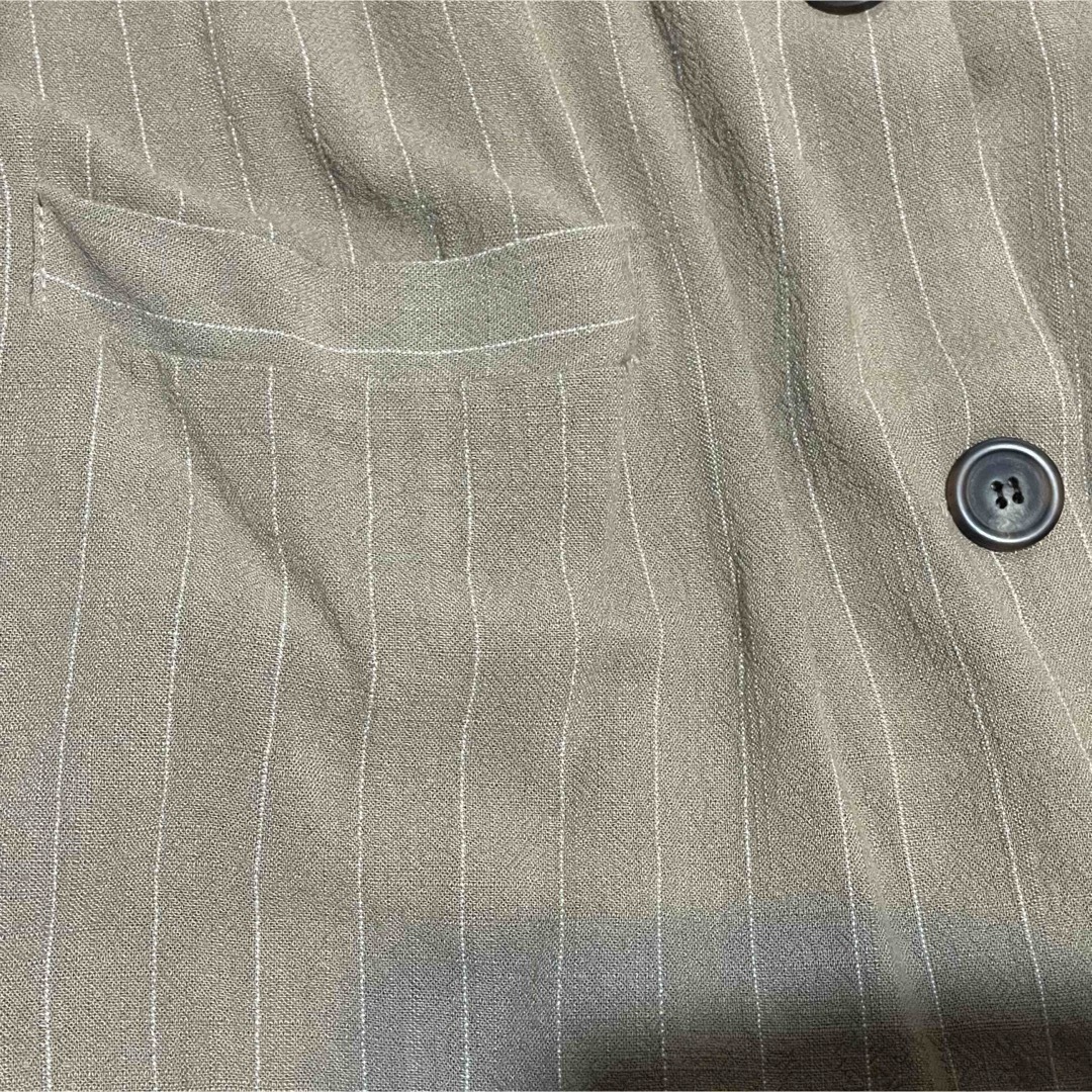 NANING9(ナンニング)のNANING9 ジャケット ブラウン フリーサイズ ナンニング9 レディースのジャケット/アウター(ノーカラージャケット)の商品写真