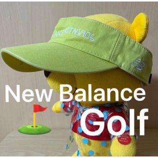 ニューバランスゴルフ(new balance golf)のNew Balance Golf ニューバランス ゴルフ サンバイザー 【美品】(その他)