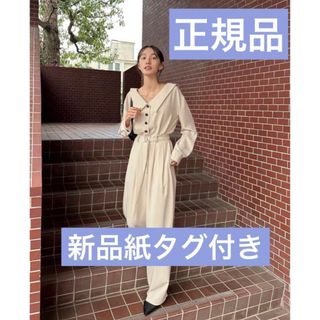 クラネ(CLANE)のクラネ正規品！新品紙タグ付2WAY FLAT COLLAR ALL IN ONE(オールインワン)