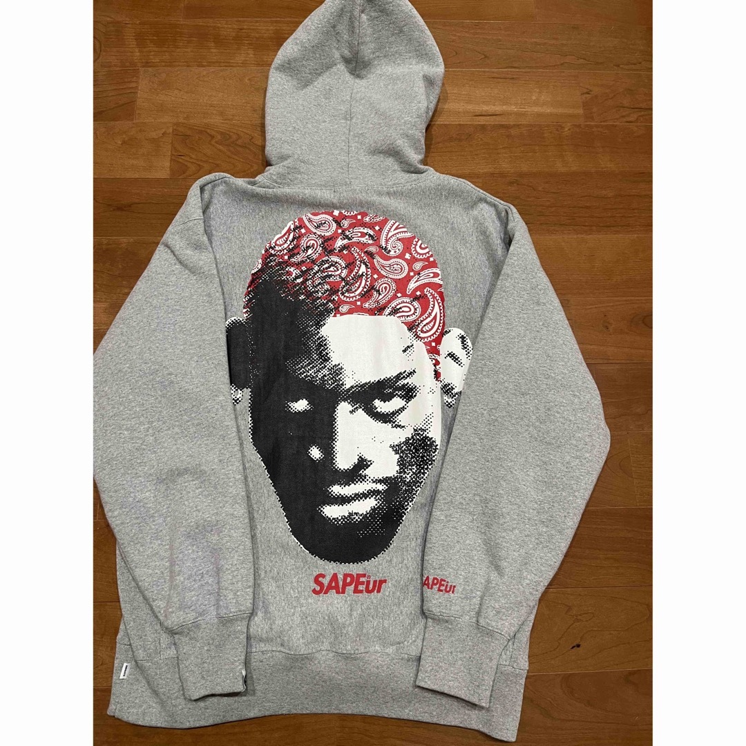 cham様 SAPEur サプール HOODIE ペイズリー XL メンズのトップス(パーカー)の商品写真