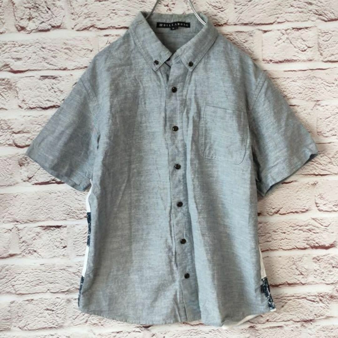 BILLABONG　ビラボン　トップス　半袖シャツ　メンズ　レディース【M】 メンズのトップス(Tシャツ/カットソー(半袖/袖なし))の商品写真