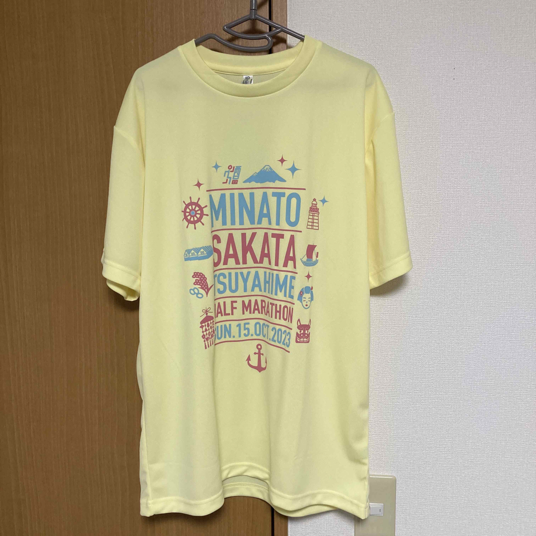 第12回酒田つや姫マラソン　記念Tシャツ メンズのトップス(Tシャツ/カットソー(半袖/袖なし))の商品写真