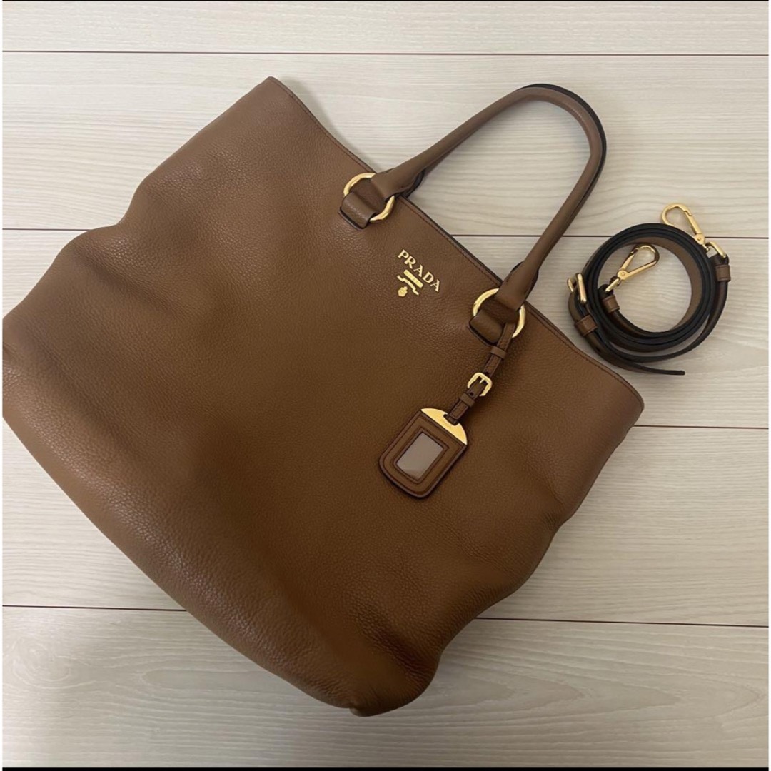 PRADA - 【美品】プラダ レザートートバッグの通販 by irodori