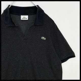 ラコステ(LACOSTE)のラコステ　スキッパー　バーズアイ　ワンポイント　ワニロゴ刺繍　半袖ポロシャツ　3(ポロシャツ)