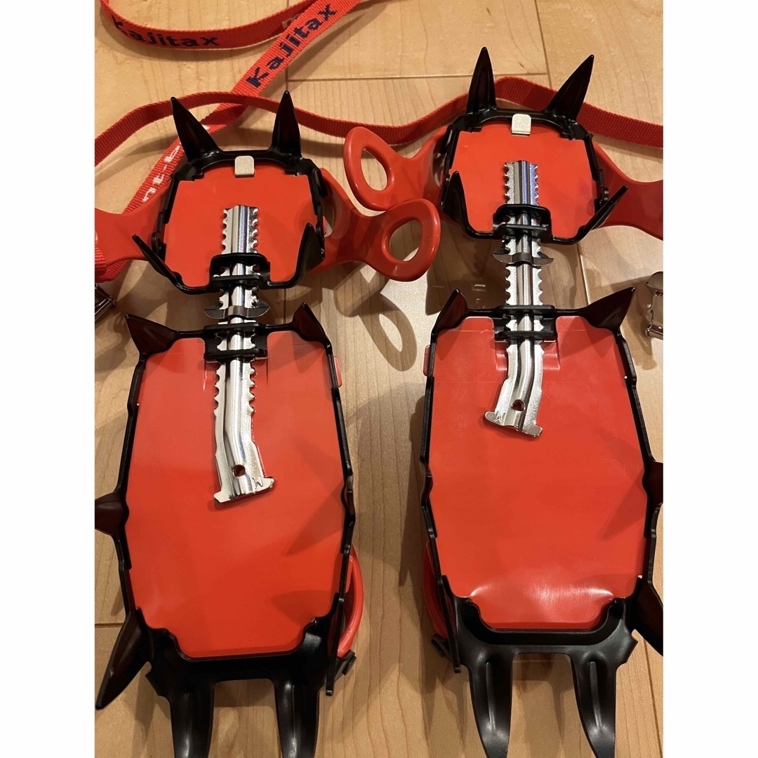 極美品】 mont-bell カジタックスLXT-12 アイゼン+クランポンケースL 極美品】 mont-bell カジタックスLXT-12 アイゼン+クランポンケースL
