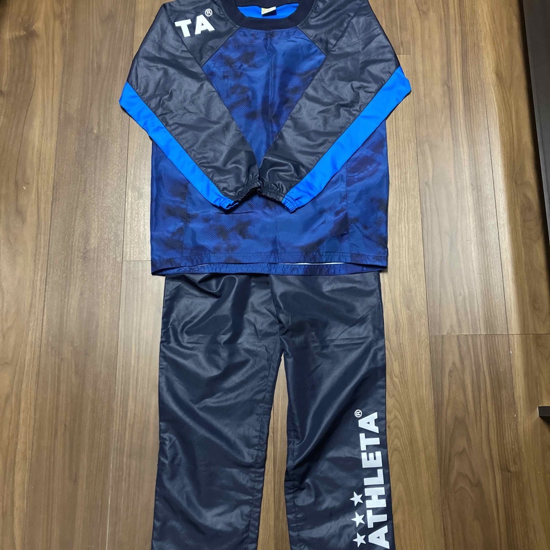 美品 アスレタ ATHLETA ピステ M 上下セット パンツ ブラックゴールド