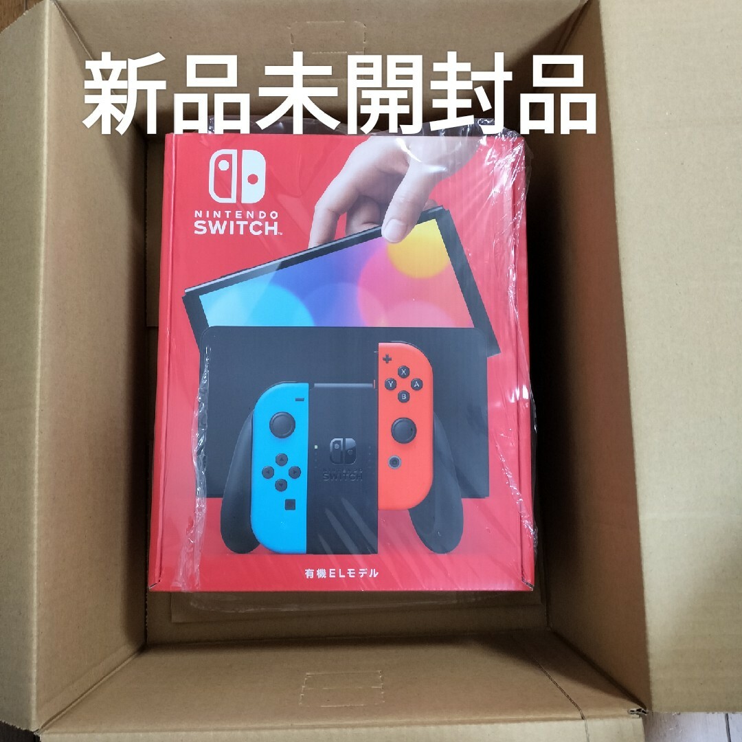 Nintendo Switch(ニンテンドースイッチ)の新品未開封品　ニンテンドースイッチ有機EL 本体 エンタメ/ホビーのゲームソフト/ゲーム機本体(家庭用ゲーム機本体)の商品写真