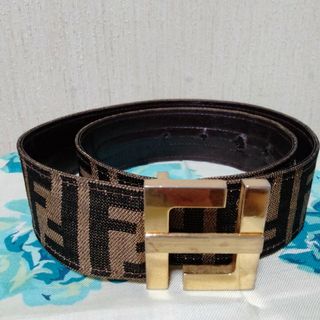 フェンディ(FENDI)のFENDI ズッカ柄ベルト   ヴィンテージ(ベルト)