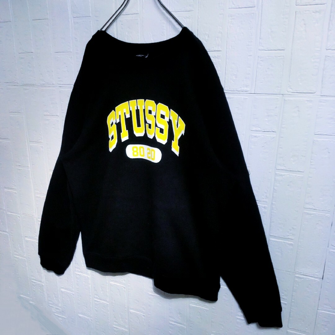 《STUSSY(ステューシー)》アーチロゴ　スウェット　裏起毛　ビッグシルエット