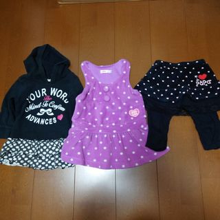 ベベ(BeBe)のベビー服 まとめ売り 80cm ワンピース(ワンピース)