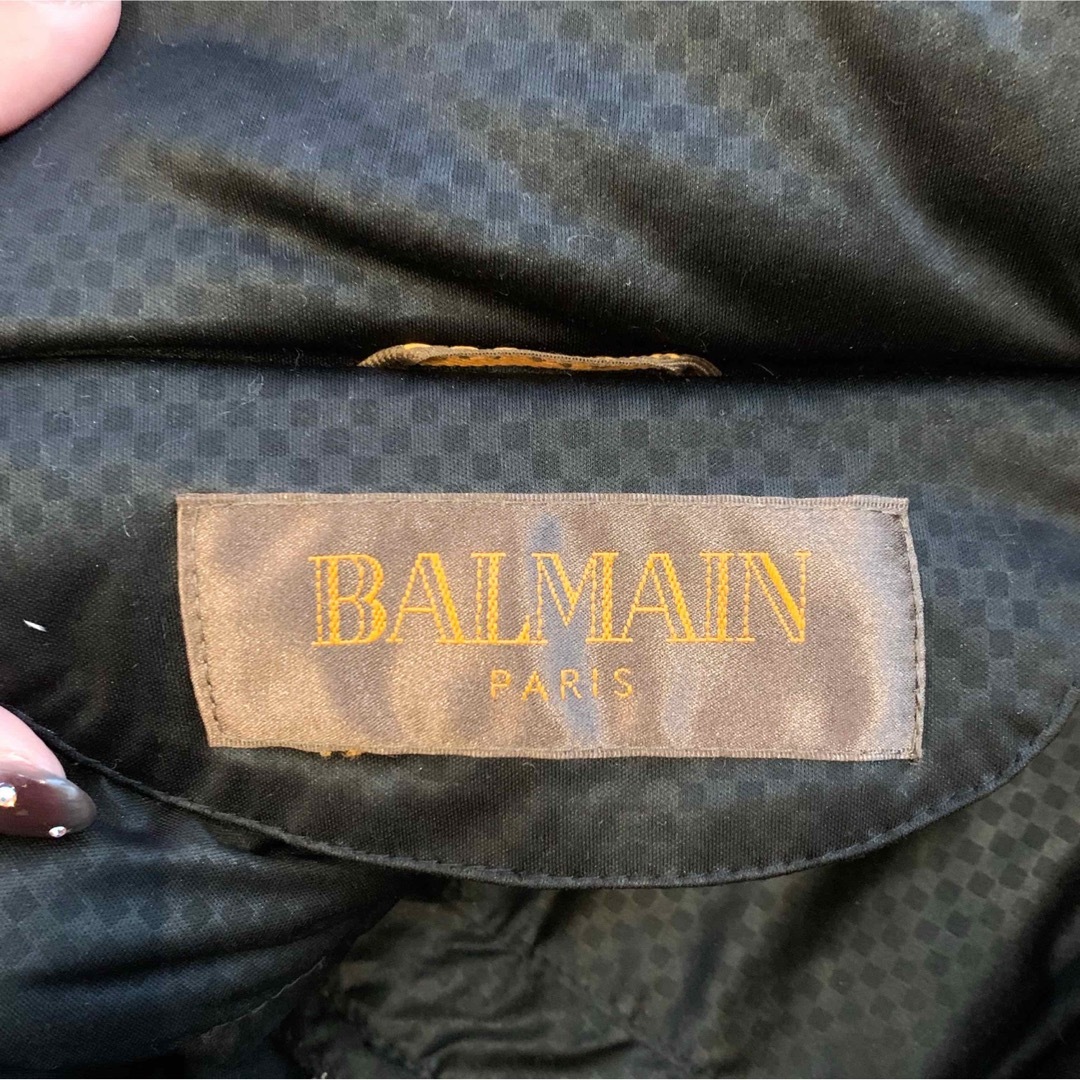 【美品】BALMAIN フォックスファー付きダウンコート Mサイズ アウター