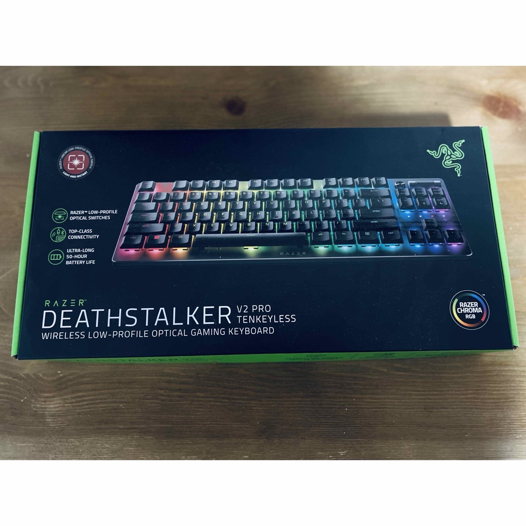 USED Razer Deathstalker V2 PRO US TKL 赤軸