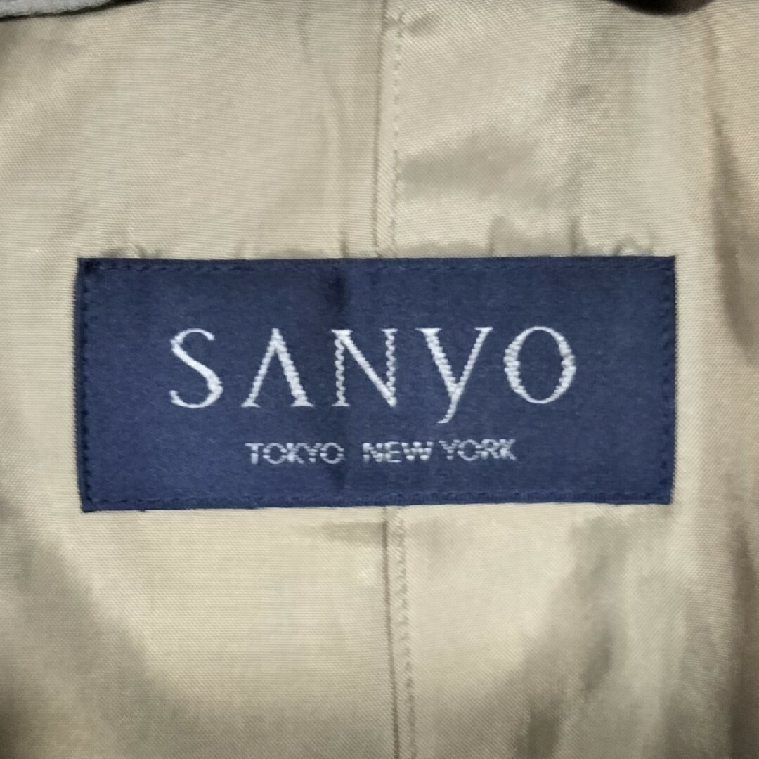 SANYO(サンヨー)の【ラグランスリーブ】サンヨー SANYO ウール ロングステンカラーコート メンズのジャケット/アウター(ステンカラーコート)の商品写真