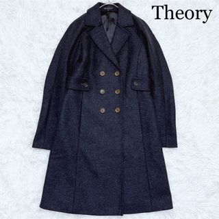 極美品 セオリー theory チェスターコート M-