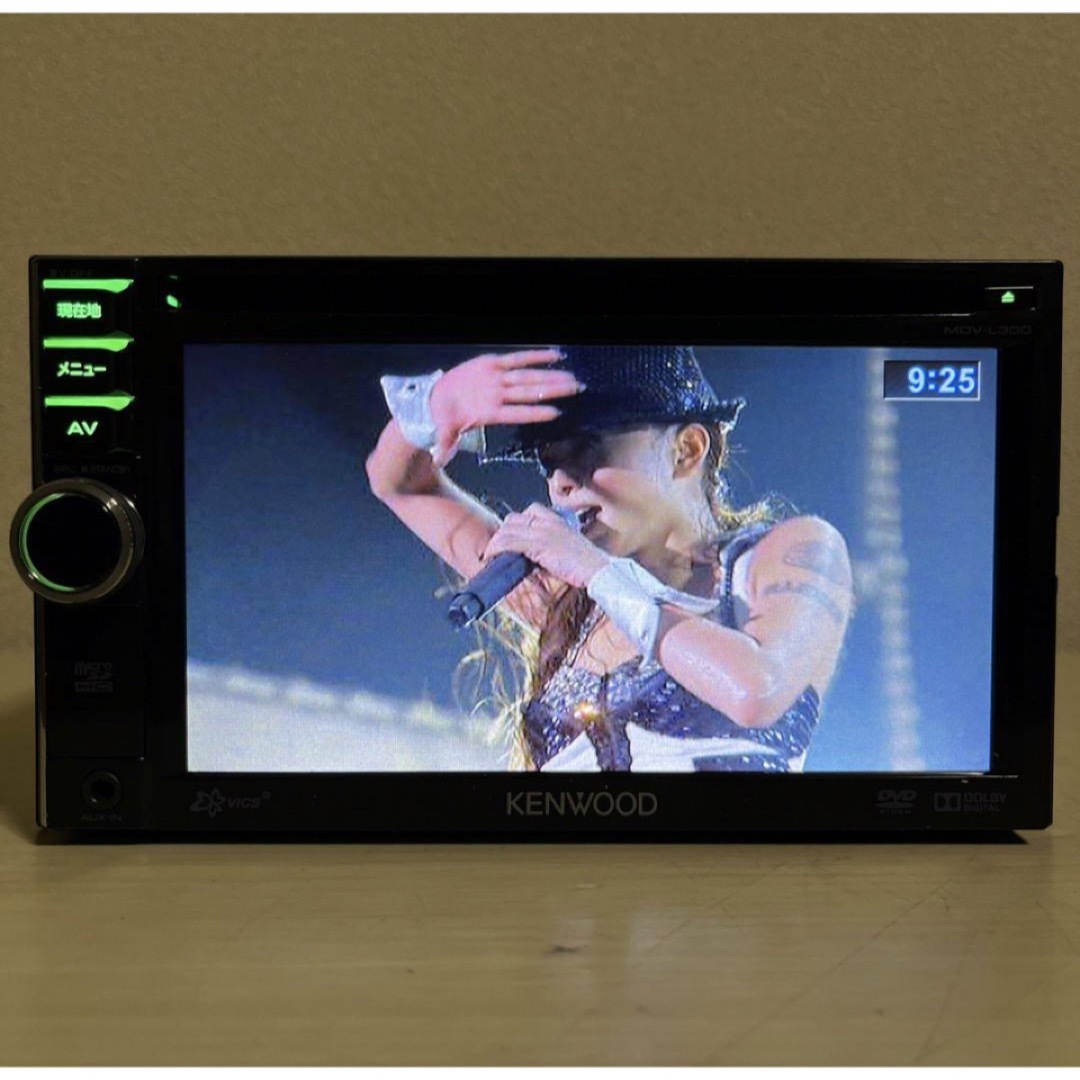 ☆美品☆KENWOOD彩速ナビMDV-L300最新地図更新済みBluetooth-