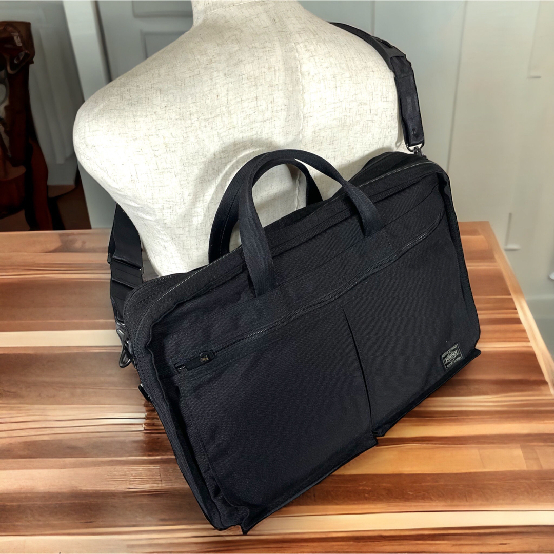 【美品】PORTER TENSION テンション 2WAY BRIEFCASE 9